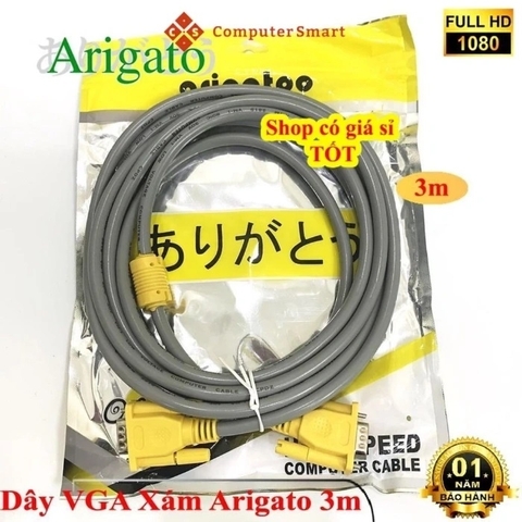Cáp nối 2 đầu VGA Arigato 3m