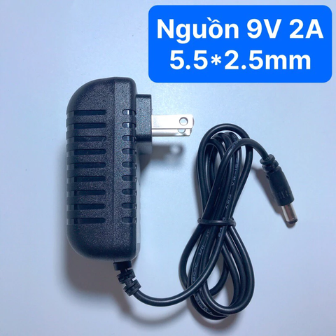 Sạc nguồn adapter chui lớn 5.5*2.5mm 9v 2A Linpech
