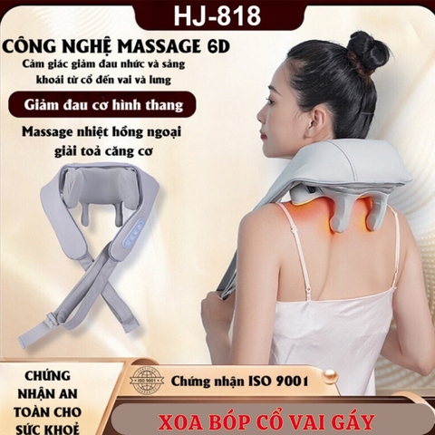 Máy Massage Cổ vai gáy 6D HJ-818