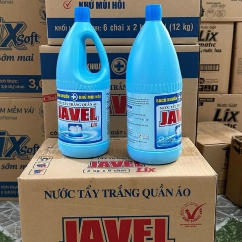 Nước tẩy quần áo Ja.vel chai 1kg