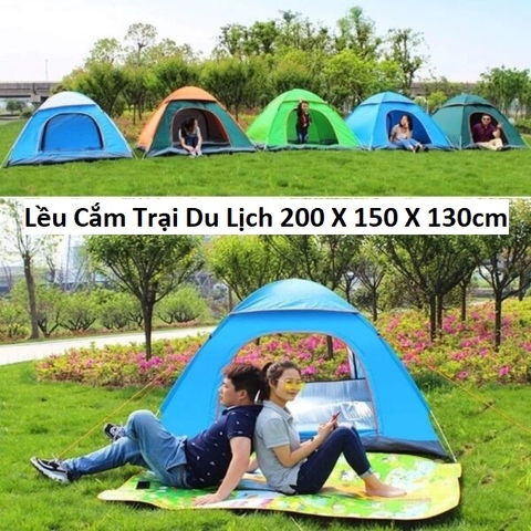 Lều Cắm Trại Du Lịch 200 X 150 X 130cm