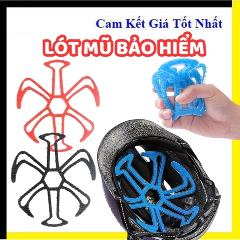 Miếng Đệm Silicon Lót Mũ Bảo Hiểm 6-8 Nhánh màu ngẫu nhiên / inbox