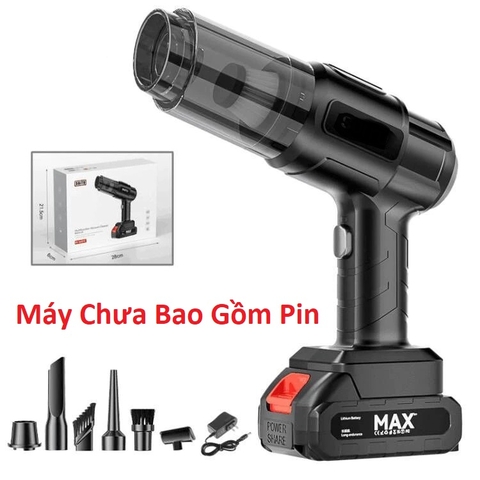 Máy thổi hút bụi 2in1 cầm tay 6631 dùng pin cell (chưa gồm pin)