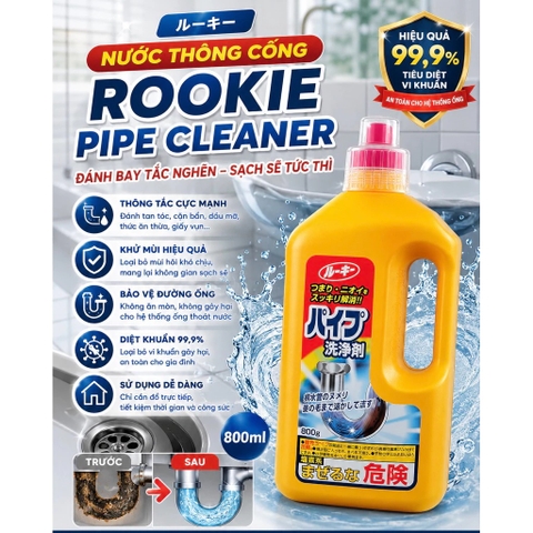 Nước Thông Cống Rookie Nhật Bản 800ml.