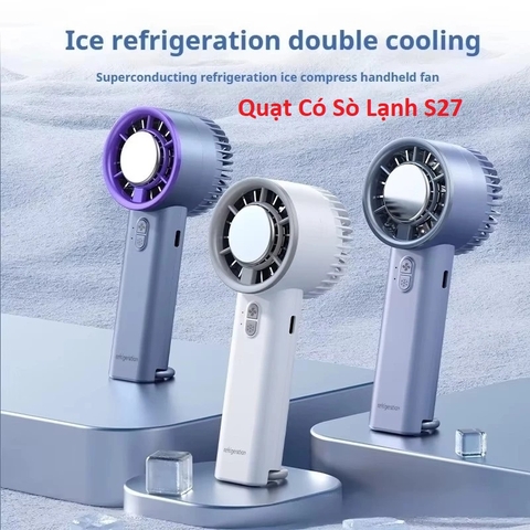 Quạt cầm tay (Có Sò Lạnh) S27