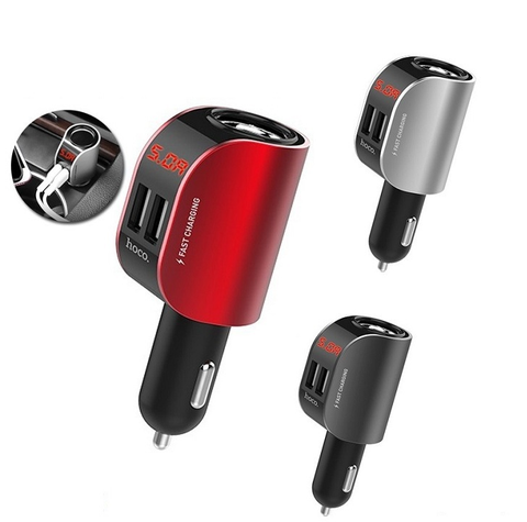 Tẩu sạc xe hơi Hoco Z29 plus