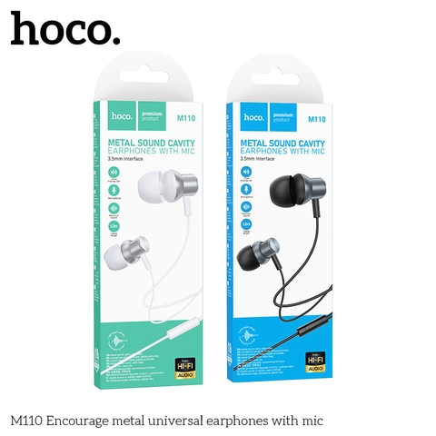 Tai nghe dây Đầu tròn đầu 3.5 Hoco M110