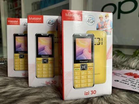 Điện thoại MASSTEL izi 30 4G Chính hãng - Sóng 4G chuẩn