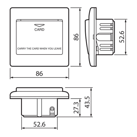 [Panasonic] Wide Series - Công Tắc WEB5781WK