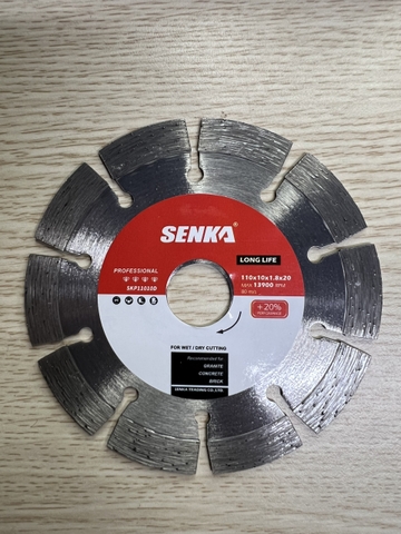 [Senka] Lưỡi cắt gạch đá granite / bê tông /khía (khô) - liền (ướt)