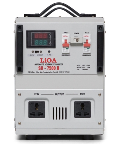 Ổn áp 1 pha SH - 7500 II 7.5kVA LiOA