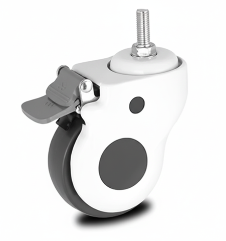 [Bánh xe Huy Hoàng] Bánh xe cao su xoay khóa