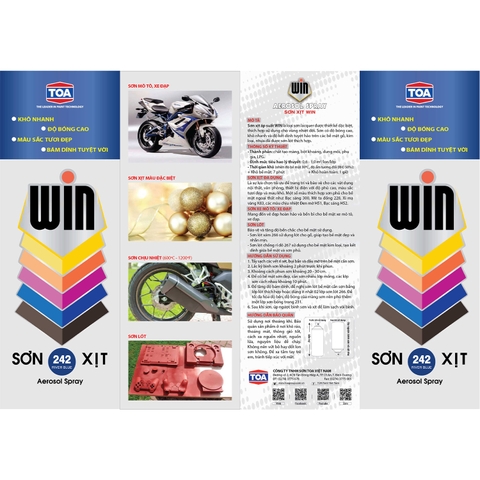 [Toa] Sơn xịt WIN