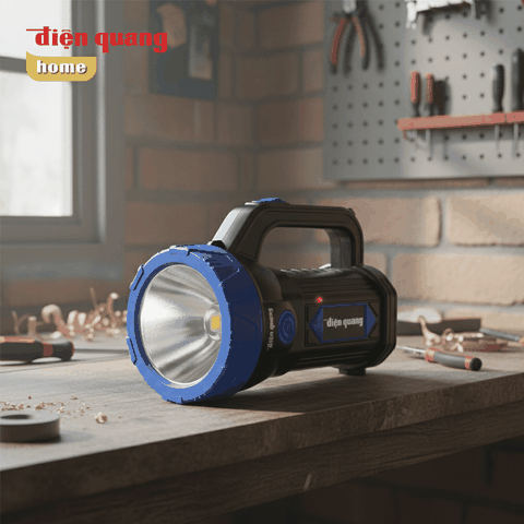 Đèn Pin LED Điện Quang ĐQ PFL09 R ( Pin sạc )