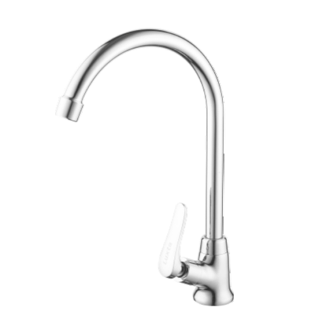 [Luxta] Vòi rửa chén lạnh (Cần cong, tay gạt) L3105M