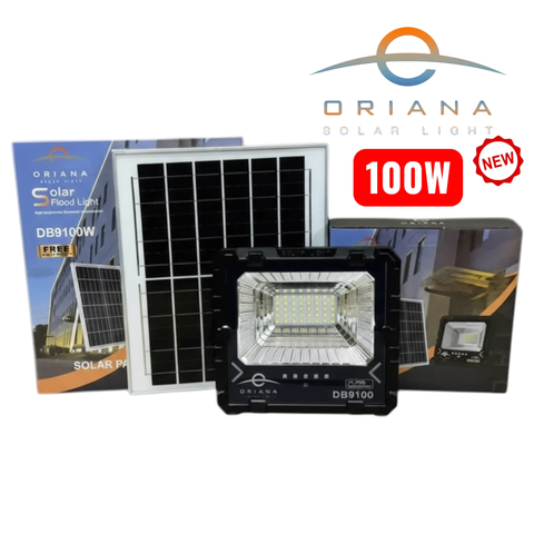 Đèn Pha Năng Lượng Mặt Trời 100W – ORIANA DB-9100