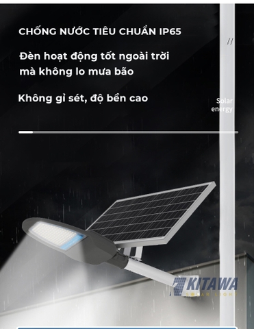 [200W] Đèn Năng Lượng Mặt Trời Công Trình Kitawa BC8200