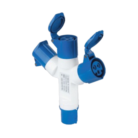 [MPE] Ổ cắm công nghiệp di động chia 3 MPE IP44 3P 16A MPN-1013