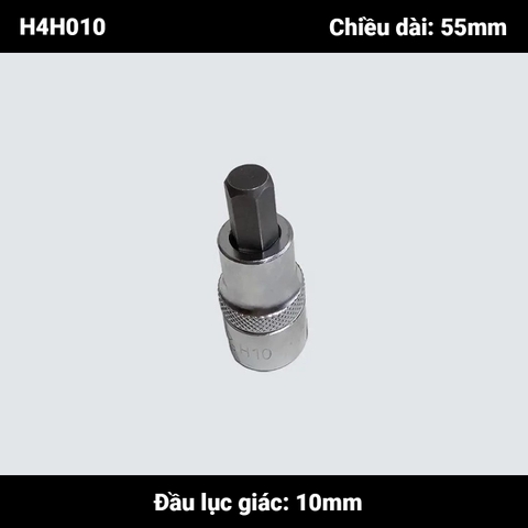 Đầu tuýp 1/2'' ra đầu lục giác 5-12mm Licota
