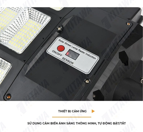 Đèn đường năng lượng mặt trời liền thể 450W KITAWA LT12450