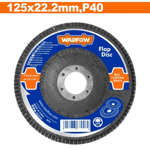 Nhám xếp nâu 150x22mm P40 Wadfow WYL3301