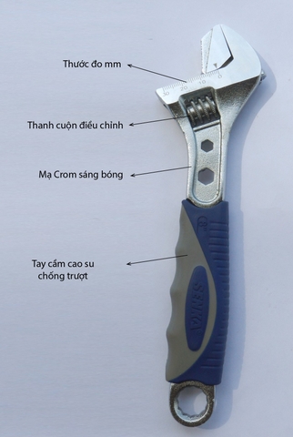 [Senka] Mỏ lết đa năng cán cao su