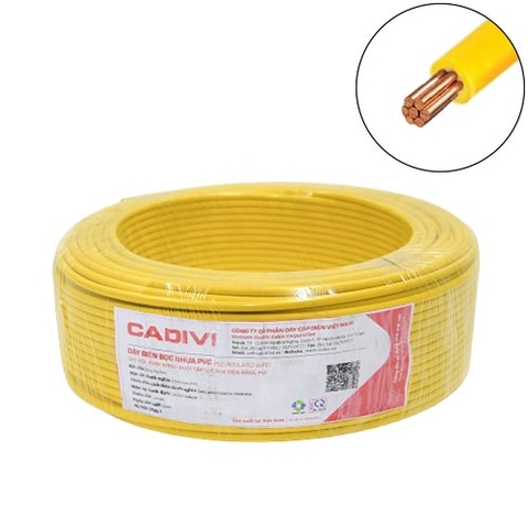 CÁP ĐIỆN LỰC HẠ THẾ CADIVI CV (0.6/1kV)