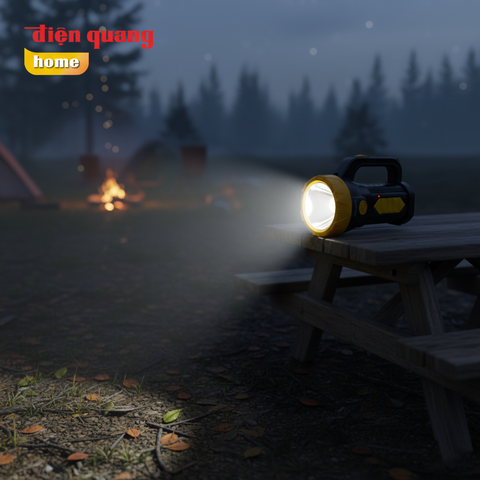 Đèn Pin LED Điện Quang ĐQ PFL09 R ( Pin sạc )