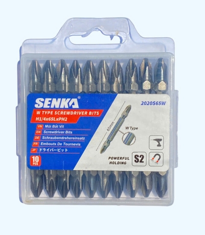 [Senka] Mũi bắn vít PH2 vật liệu S2 Taiwan Rãnh W