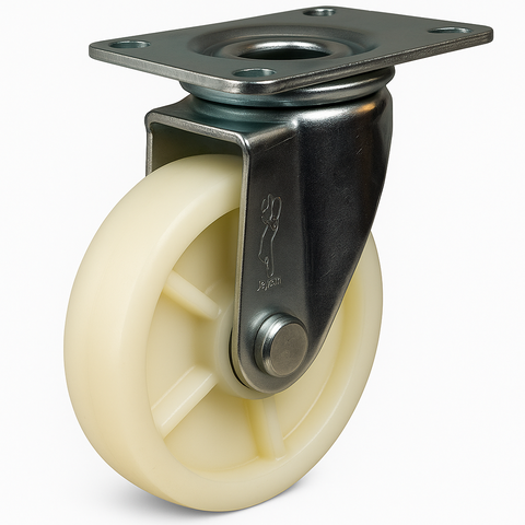 [Bánh xe Huy Hoàng] Bánh xe Nylon/ PP trắng