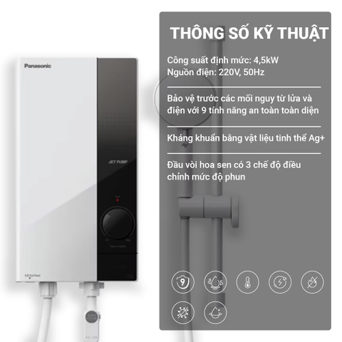 Máy nước nóng U Series DH-4US1VW [Panasonic]