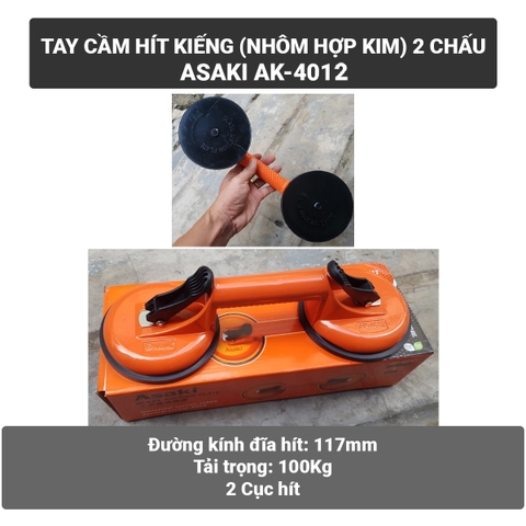 Tay cầm hít kính 1/2/3 chấu Asaki
