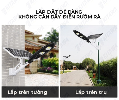 Đèn Đường Năng Lượng Mặt Trời Chiếc Lá CL1100 - Tấm Pin Mono