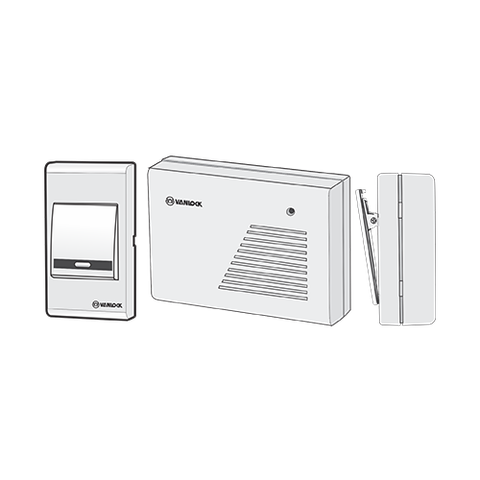 Chuông dùng pin không dây 2 kiểu âm 2x1.5V F118