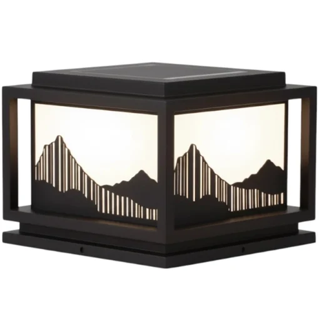 Đèn Trụ Cổng Năng Lượng Mặt Trời Oriana PL-0113