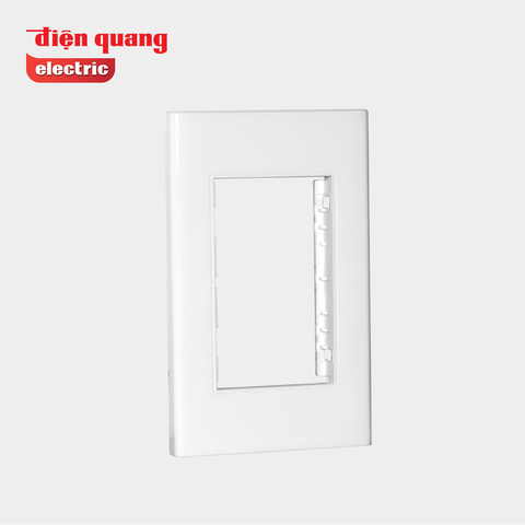 Mặt nạ 3 module âm tường DQHome ĐQ IW1 M3M W ( màu trắng )