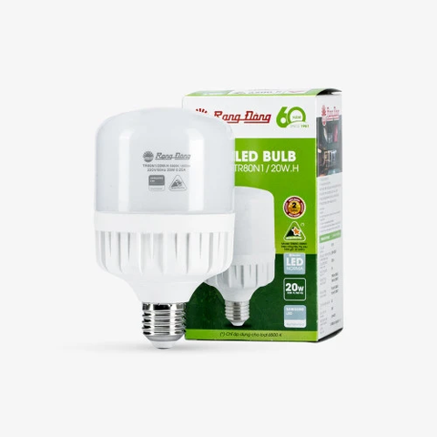 [Rạng Đông] Đèn LED Bulb Trụ 20W TR80N1