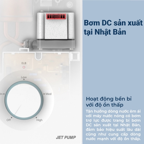 Máy nước nóng có bơm tăng áp dòng V-series DH-3VP1VW [Panasonic]