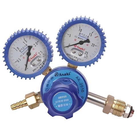 AK-2010 đồng hồ điều áp oxygen (răng ngoài) Asaki (12)