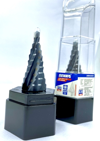 [Senka] Mũi khoan tháp xoắn - chuyên inox Ø4-22 /10BẬC 20B422E4
