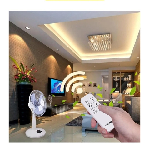 Quạt lửng remote NLF1624RC-BE 47W (màu Beige) Nanoco