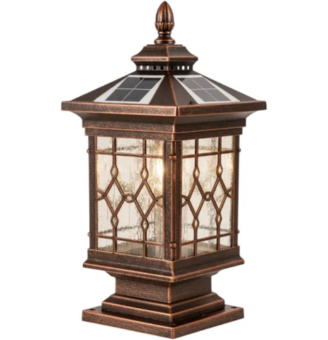 Đèn trụ cổng năng lượng mặt trời Oriana PL-0301