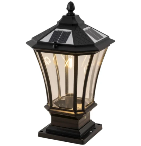 Đèn trụ cổng năng lượng mặt trời Oriana PL-0213