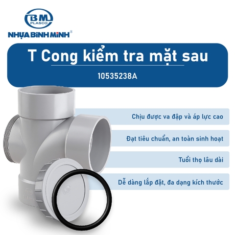 [Bình Minh] Chữ T cong kiểm tra mặt sau