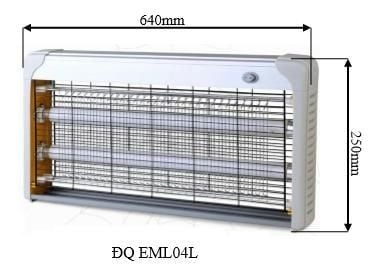 Đèn bắt muỗi Điện Quang ĐQ EML04L (640x65x250mm)