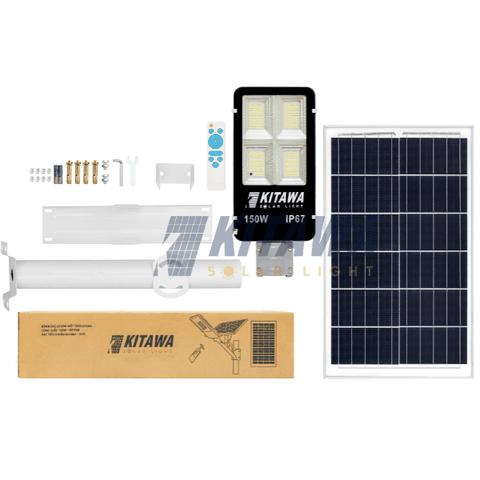 Đèn Đường Năng Lượng Mặt Trời KITAWA Solar Light 150W BC1150