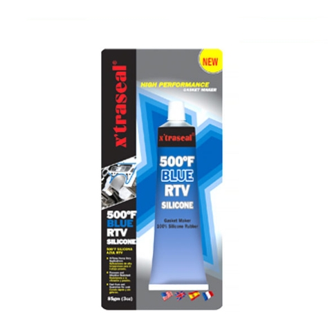 Keo Tạo Ron Gioăng Chịu Nhiệt X’traseal 500°F Blue RTV Silicone 85g – Bám Dính Tốt, Chống Dầu, Màu Xanh