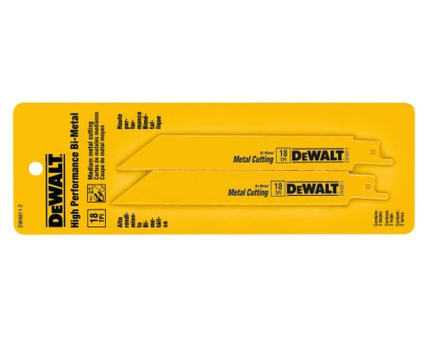 Bộ lưỡi cưa kiếm cắt kim loại 6″ DeWalt DW4811 (hộp 5 lưỡi)
