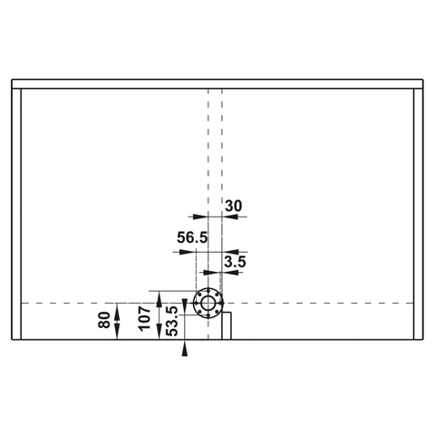 [Hafele] 	Rổ góc Mezzo 180 độ Inox304 548.37.001