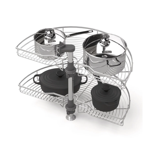 [Hafele] 	Rổ góc Mezzo 180 độ Inox304 548.37.001